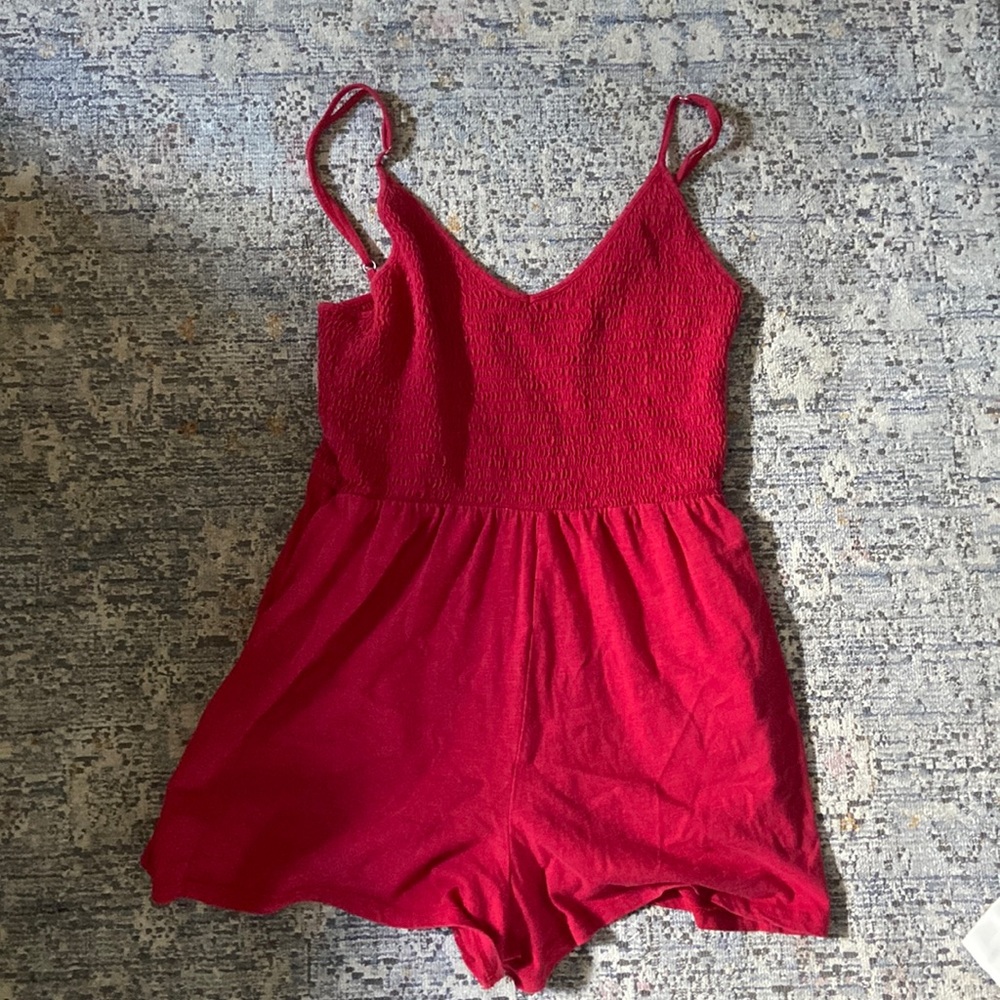 Maroon Romper